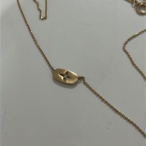 14K gold Fine jewelry Fern Necklace